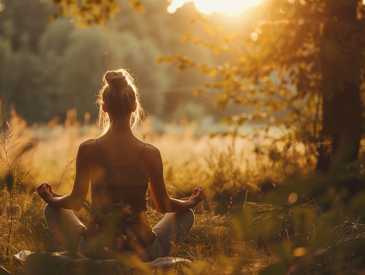 Інструктор йоги демонструє асану